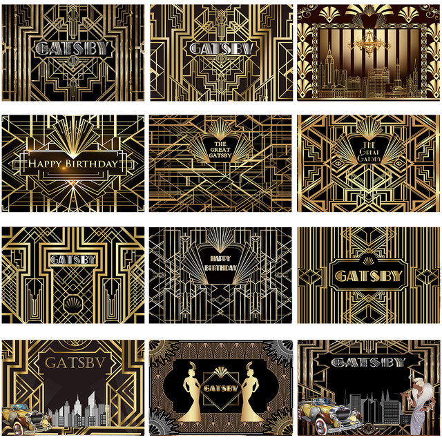 Background Information Great Gatsby  Great Gatsby Decorations Party Decor  - Theme - Aliexpress